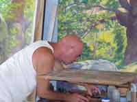 David Shutt in the Studio