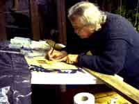 Geoffrey Witte in the Studio