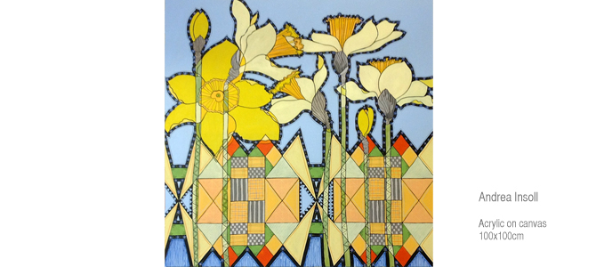 Stained Glass Series : Daffodils