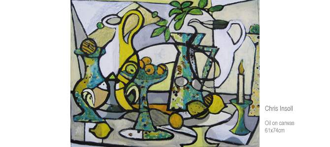 Yellow Green Spotty Still Life